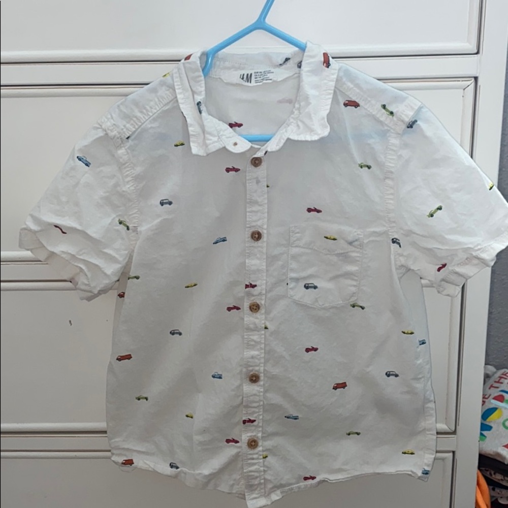 White boys Button up